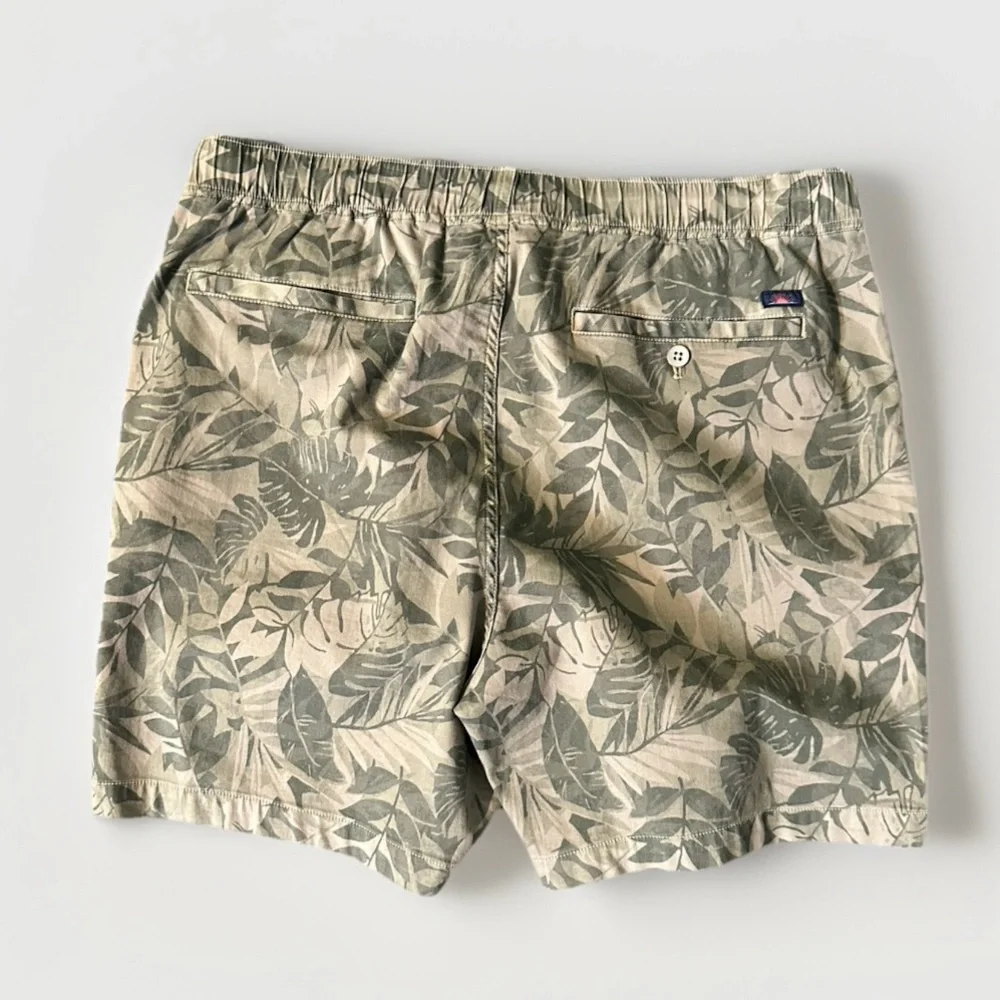 FAHERTY Men Shorts Essential Drawstring Olive Jungle Green‎ XL x 6